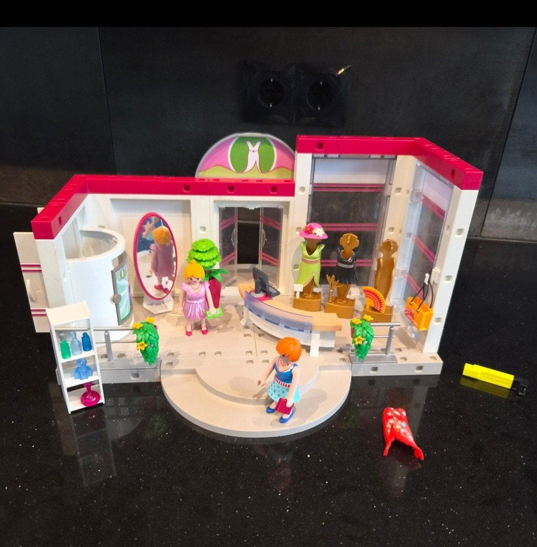 PLAYMOBIL 5486 Kledingwinkel met accessoires, Ophalen of Verzenden, Gebruikt, Meisje