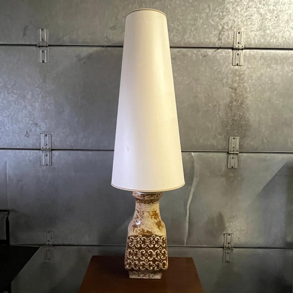 Vintage jaren 60 70 West Germany WGP Bay Keramik lamp, Ophalen, Gebruikt, Overige materialen, WGP