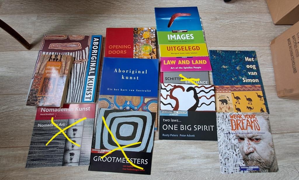 Aboriginal kunst boeken, Antiek en Kunst, Kunst | Niet-Westerse kunst, Ophalen of Verzenden