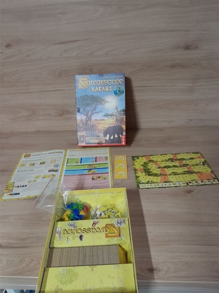 Carcassonne safari - s1646, Hobby en Vrije tijd, Gezelschapsspellen | Bordspellen, Verzenden, Zo goed als nieuw