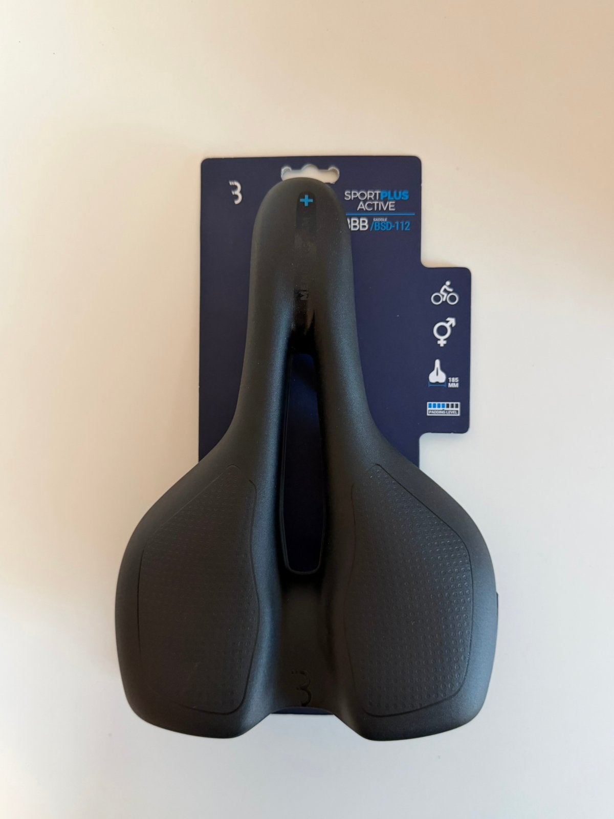 BBB Cycling BSD-112 SportPlus Zadel 185 mm, Ophalen of Verzenden, Zo goed als nieuw, Zadel