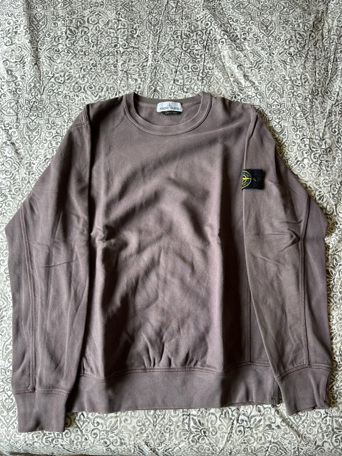 Stone Island Heavy Organic Cotton Jersey Sweatshirt, Ophalen of Verzenden, Nieuw, Maat 56/58 (XL), Grijs
