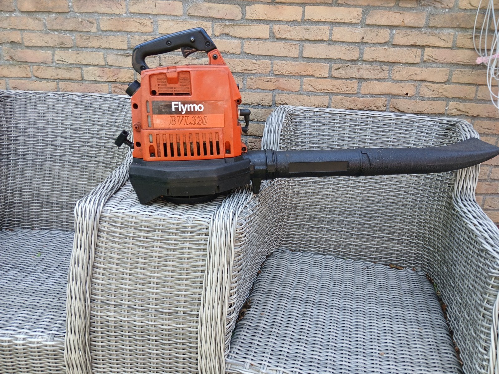 Bladblazer benzine opknapper, Tuin en Terras, Ophalen, Gebruikt, Benzine