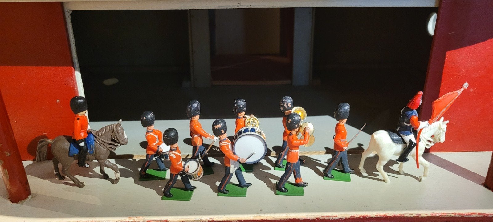 Britains muziekkorps in redelijk tot goede staat, Ophalen of Verzenden, Gebruikt, Overige typen, Britains