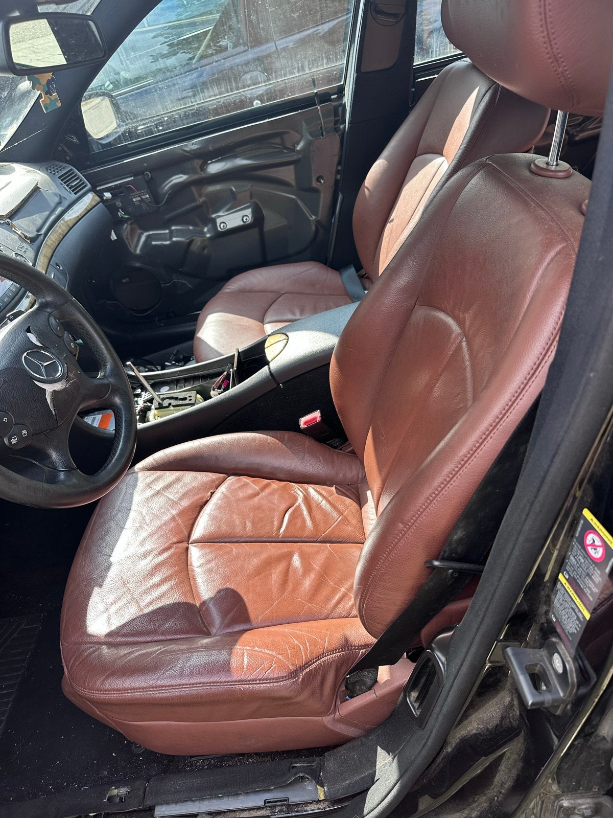 Mercedes-Benz E-Klasse W211 Leder Interieur Bruin, Ophalen of Verzenden, Gebruikt, Mercedes-Benz