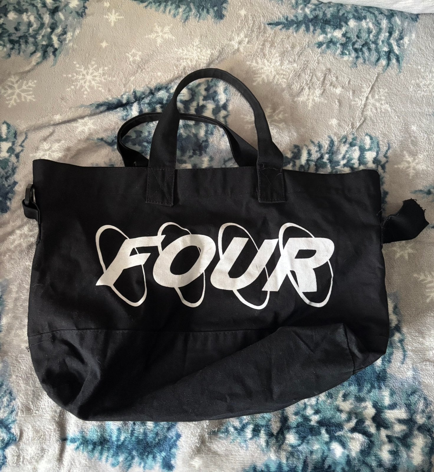 FOUR tas, Ophalen of Verzenden, Gebruikt, Zwart, Handtas