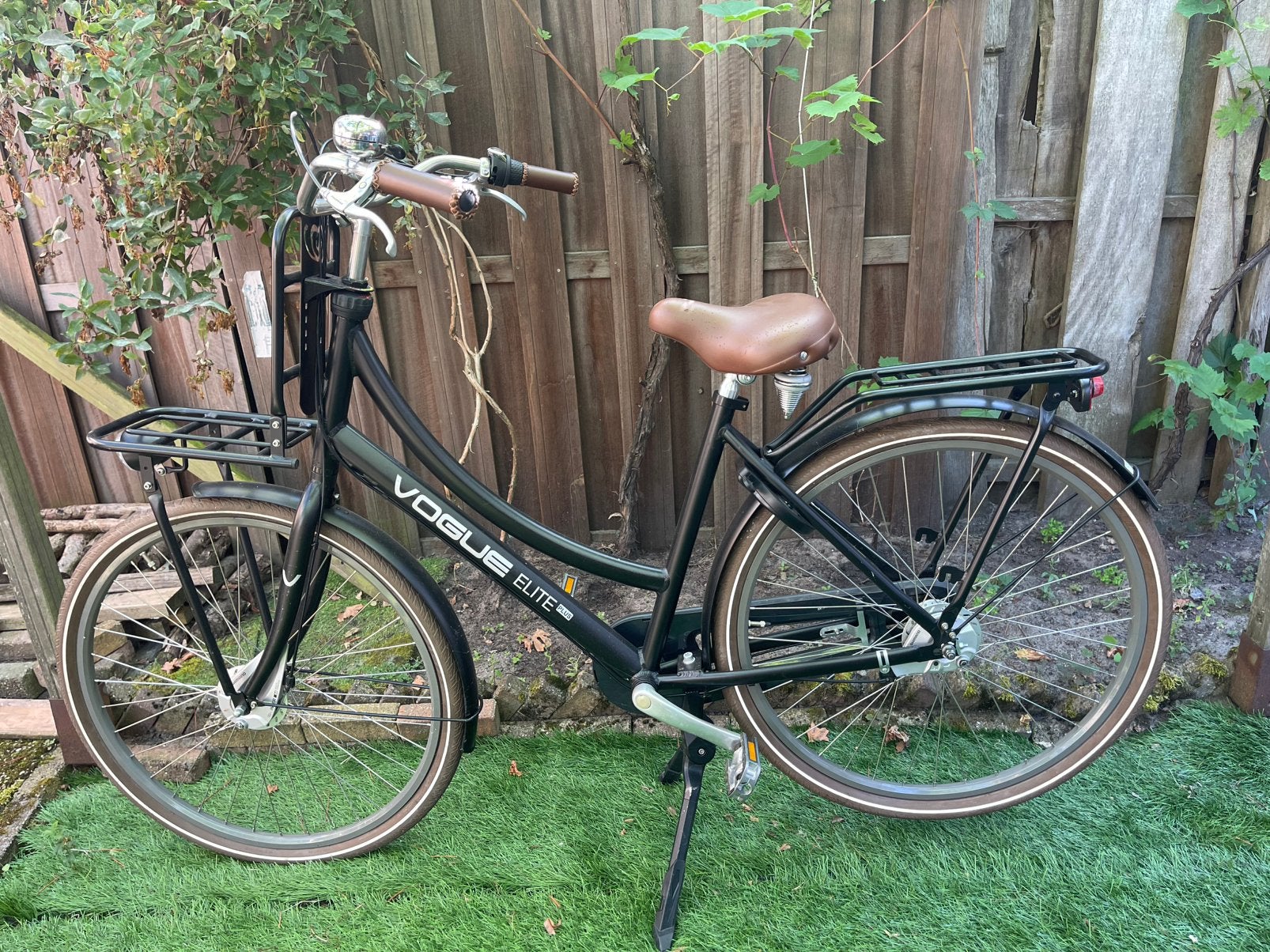 matzwarte Vogue Elite Plus dames-transportfiets, Fietsen en Brommers, Ophalen, Velgrem, 56 cm of meer, Zo goed als nieuw