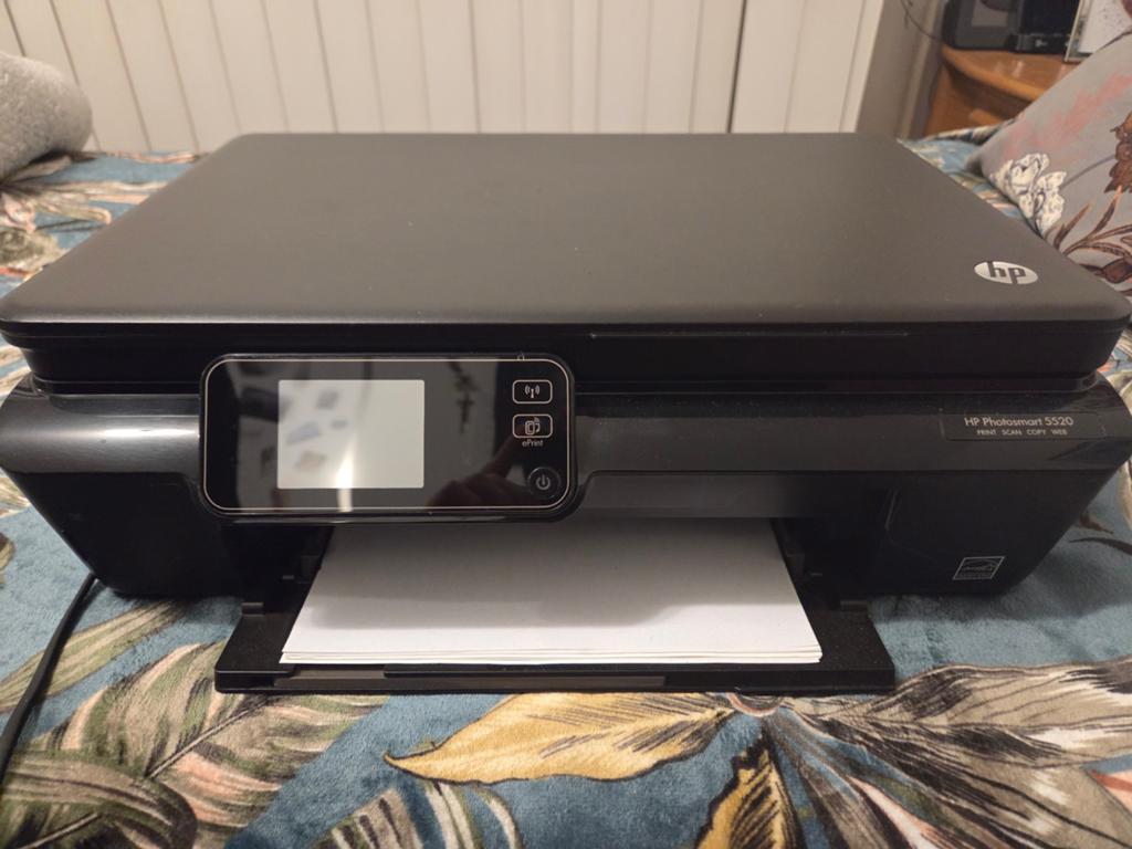 HP Photosmart 5520 All-in-One Printer, Computers en Software, Printers, Gebruikt, All-in-one, Inkjetprinter, Kleur printen, Kopieren
