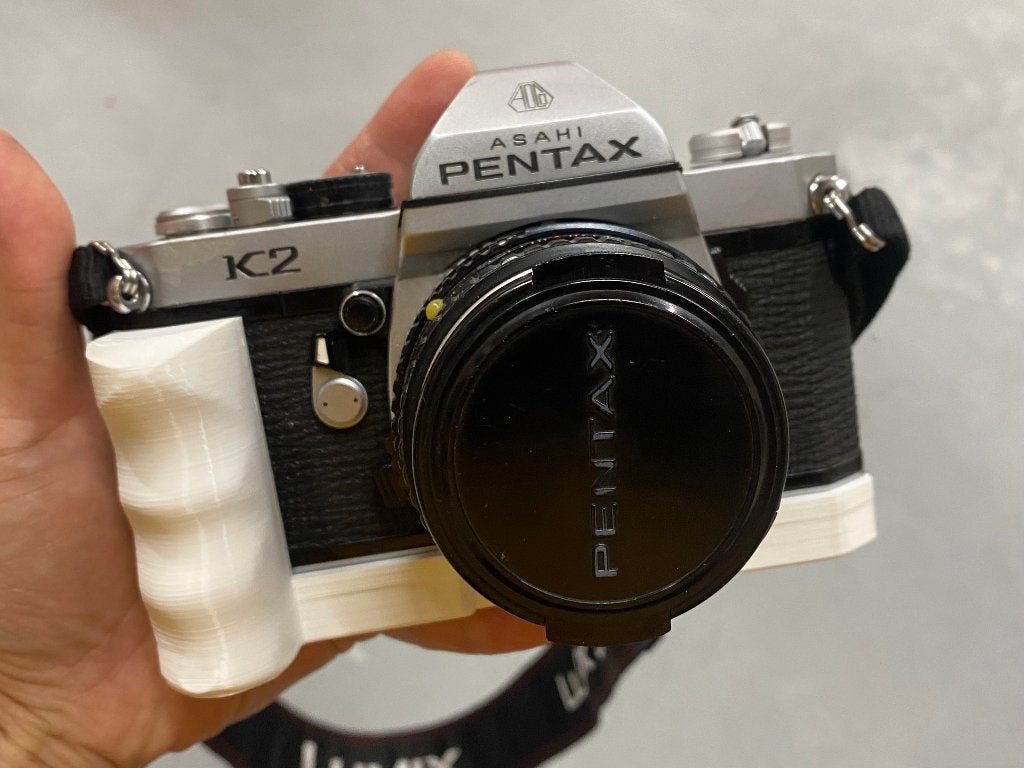 Pentax K2 grip 3D printed, Ophalen of Verzenden, Nieuw, Spiegelreflex, Pentax
