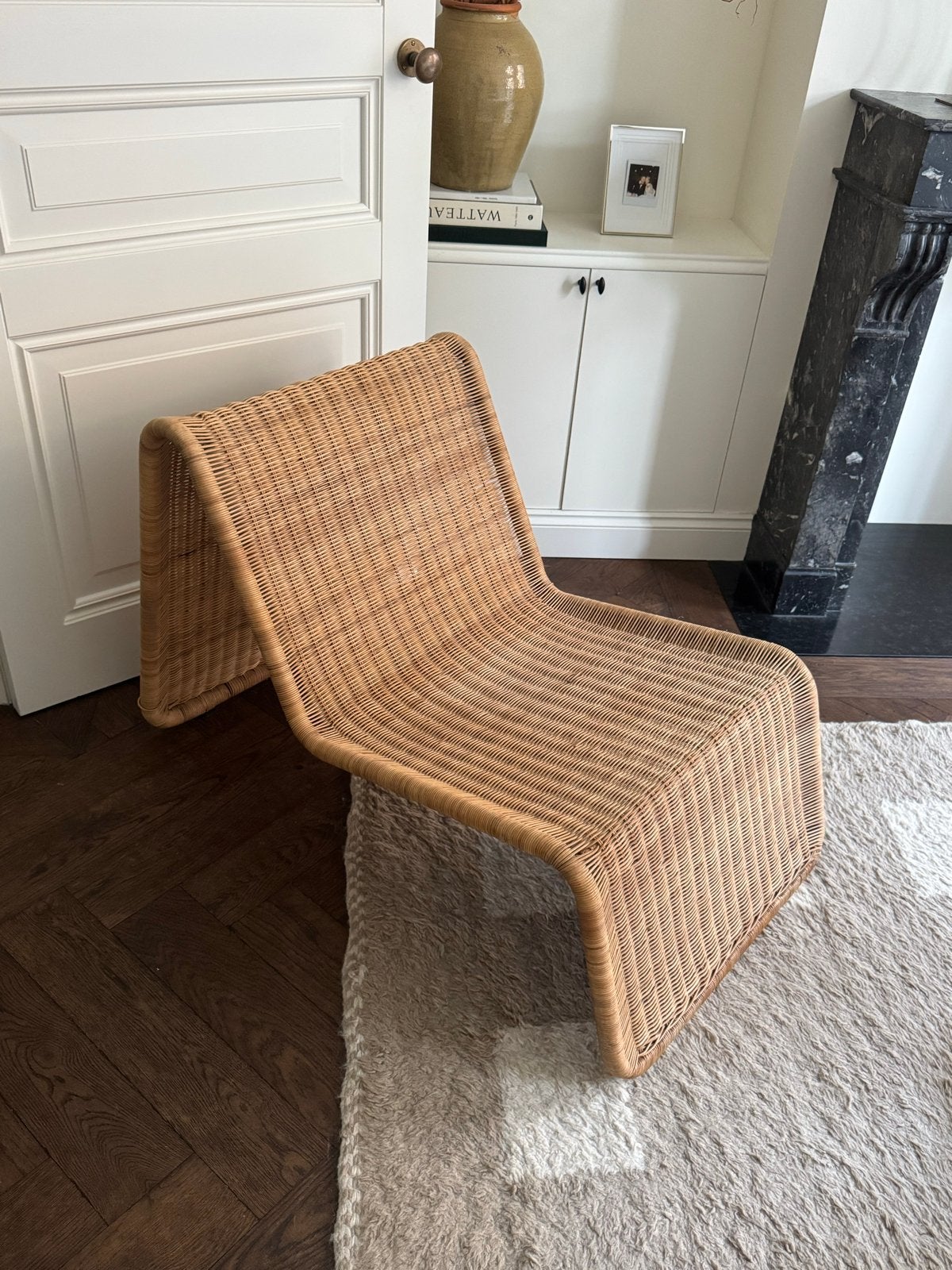IKEA Hestra stoel, Huis en Inrichting, Stoelen, Ophalen, Overige kleuren, Riet of Rotan, Zo goed als nieuw
