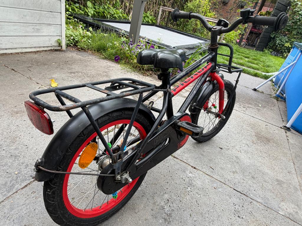 Loekie Pick-up 16 inch kinderfiets - Onverwoestbaar!, Fietsen en Brommers, Fietsen | Kinderfietsjes, Ophalen, Gebruikt, 16 tot 20 inch
