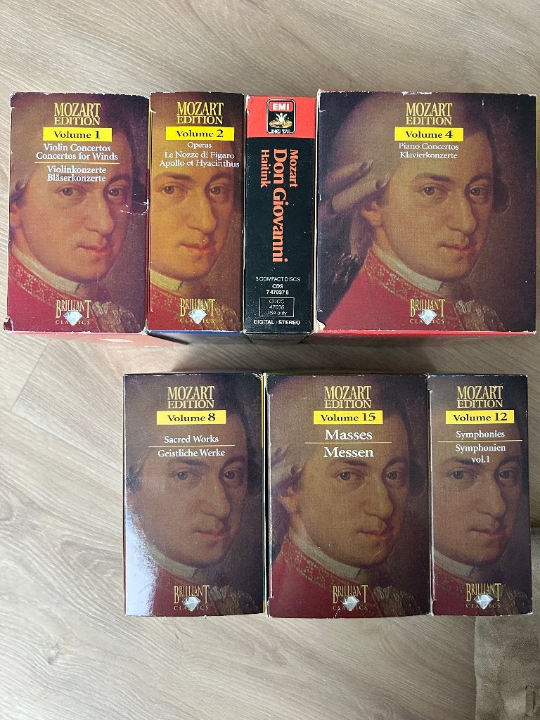 Mozart 7 CD boxen (46 CD's) Mozart Edition, Ophalen, Boxset, Mozart, Overige typen