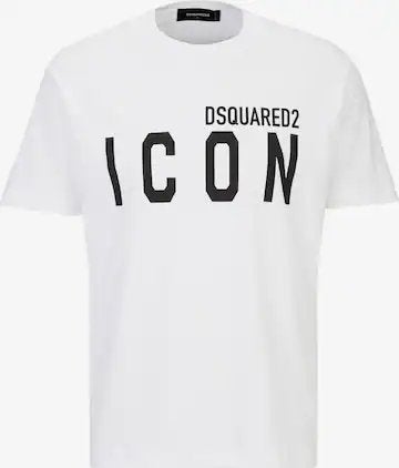 Dsquared2 Icon T-shirt Wit Heren, Kleding | Heren, Ophalen of Verzenden, Zo goed als nieuw, Overige maten, Wit