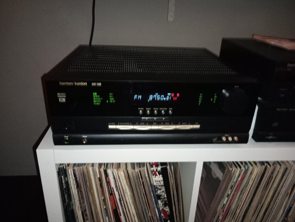 Harman/Kardon movieset avr 1500 receiver 5 boxen/woofer, Zo goed als nieuw, 60 tot 120 watt, Ophalen, Overige merken