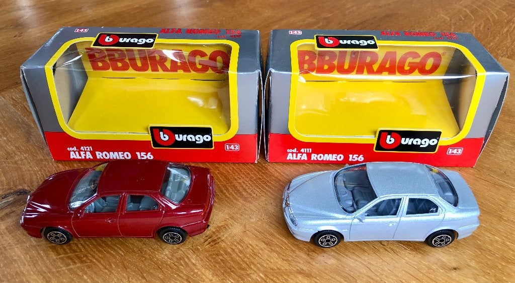 Alfa Romeo 156 Bburago 1:43, Ophalen of Verzenden, Nieuw, Auto, Overige merken