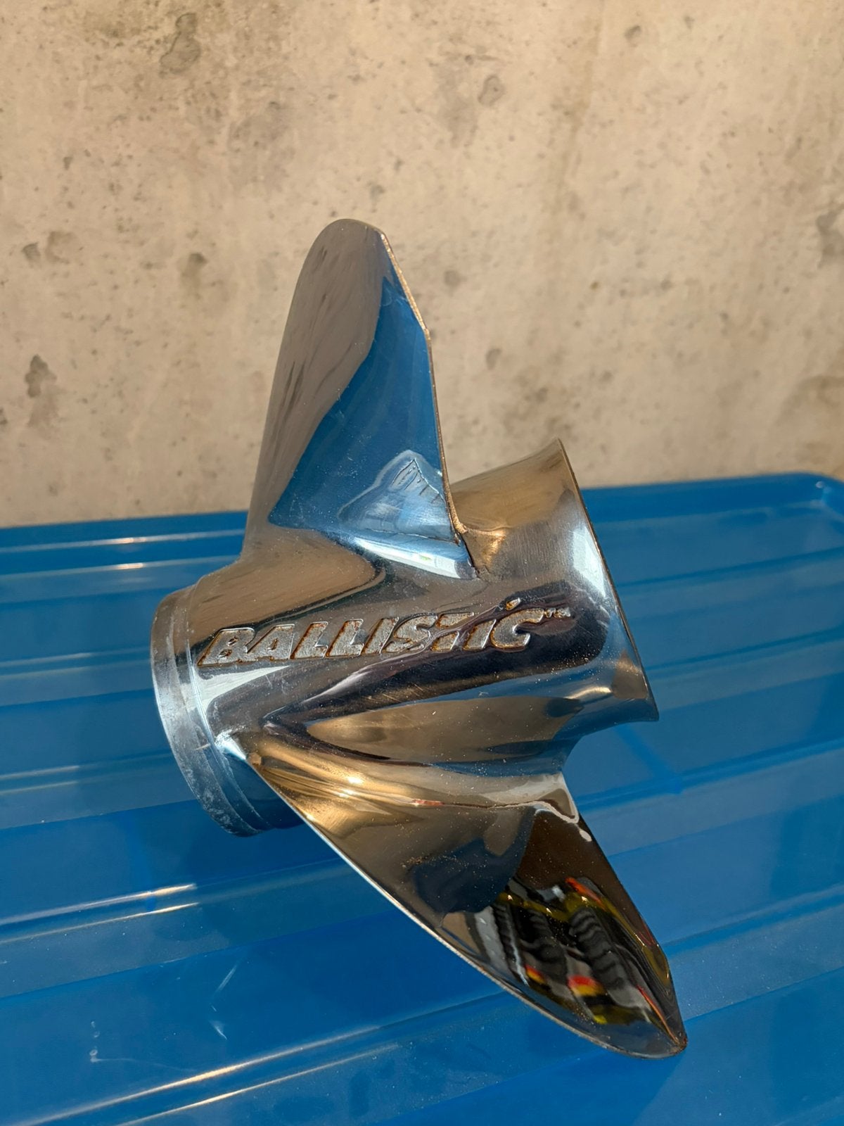 Ballistic RVS schroef 10 1/8 13 pitch 13 spline, Watersport en Boten, Ophalen of Verzenden, Zo goed als nieuw, Motor en Techniek