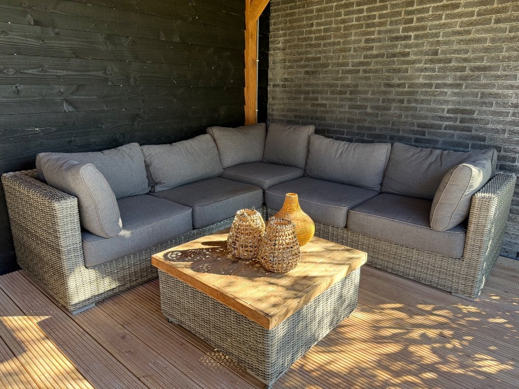 Wicker Lounge Hoekbank