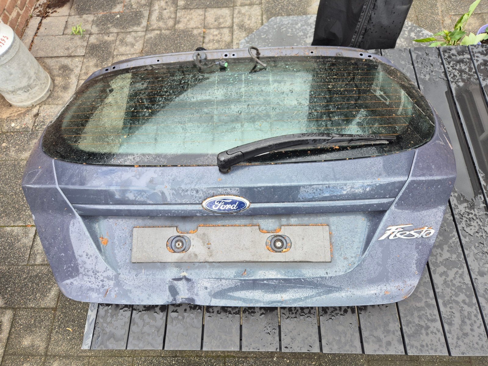 Achterklep ruit ford fiesta achterruit kleurcode FC, Auto-onderdelen, Ophalen of Verzenden, Ford