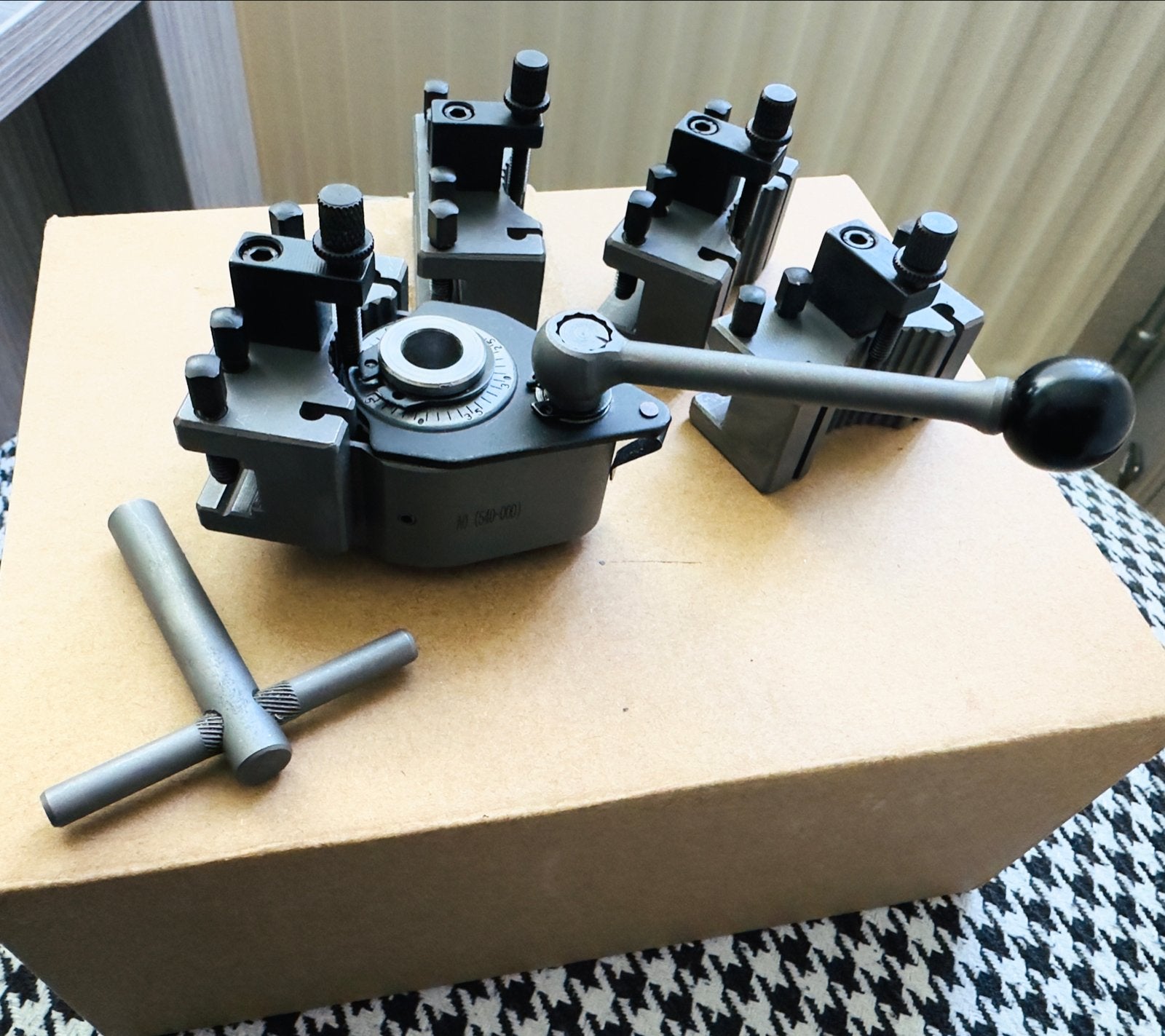 Snelwisselhouder MULTIFIX AA met 4 klemblok (m2452121852) — Draaibanken ...