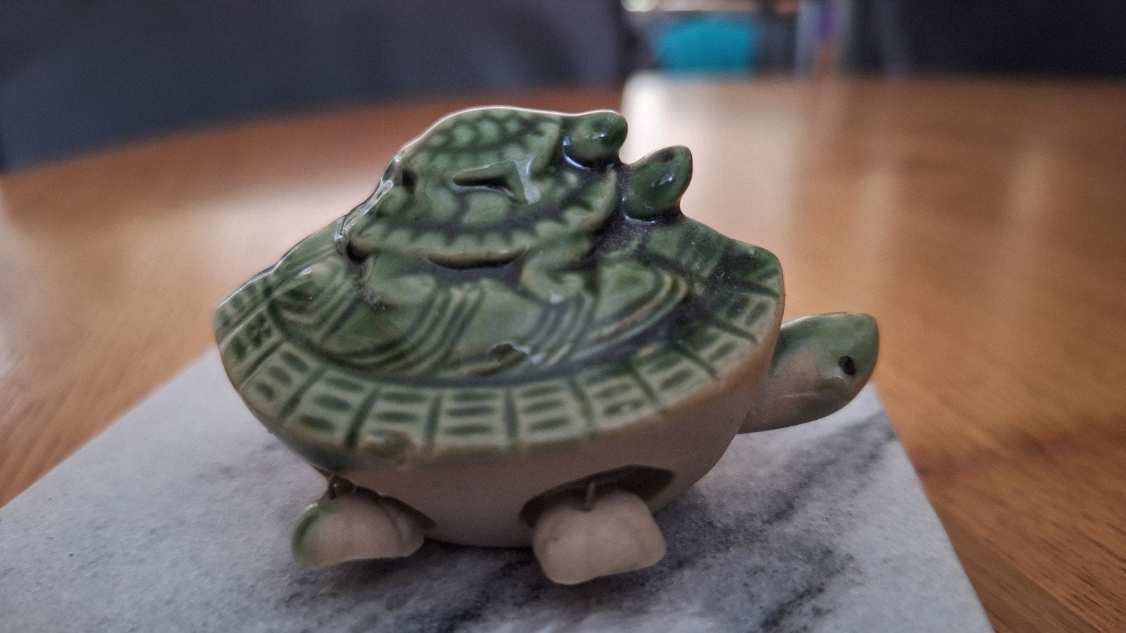 Keramieken schildpad met baby schildpadjes, Ophalen of Verzenden, Nieuw, Reptiel of Amfibie, Beeldje of Figuurtje