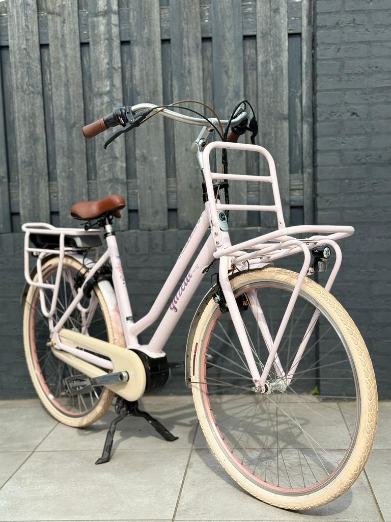 Gazelle Miss Grace C7 HMB – Elektrische damesfiets (roze), Fietsen en Brommers, Fietsen | Dames | Damesfietsen, Ophalen, Zo goed als nieuw