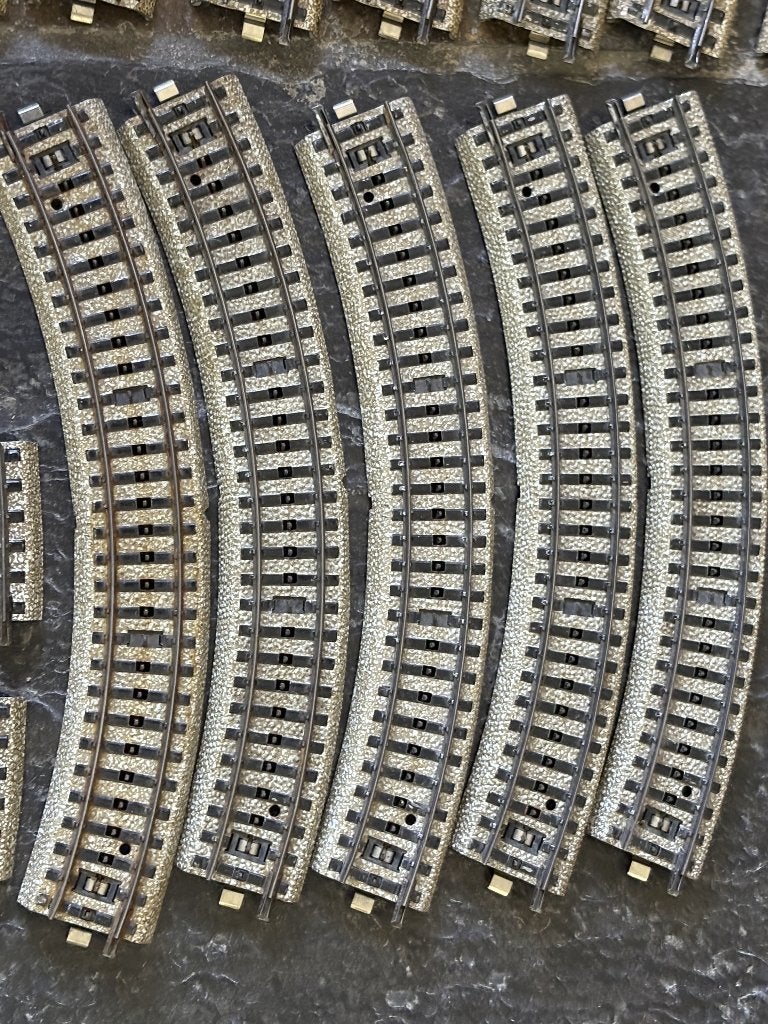 Märklin M rails 5 bochten 5120, Wisselstroom, Gebruikt, Rails, Ophalen of Verzenden