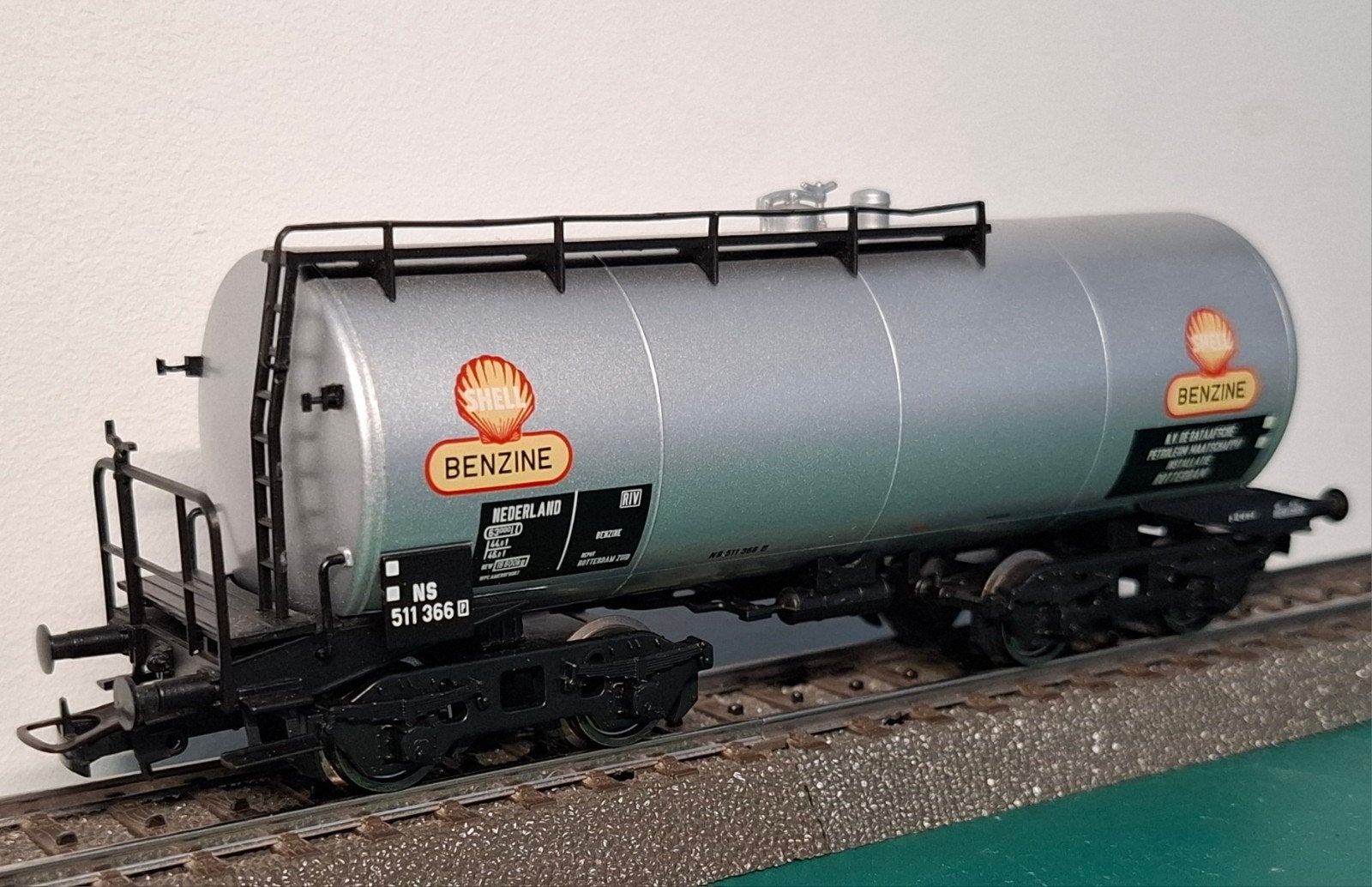 Liliput NS Shell ketelwagen H0 1:87, Hobby en Vrije tijd, Gebruikt, Gelijkstroom of Wisselstroom, Wagon, Ophalen of Verzenden