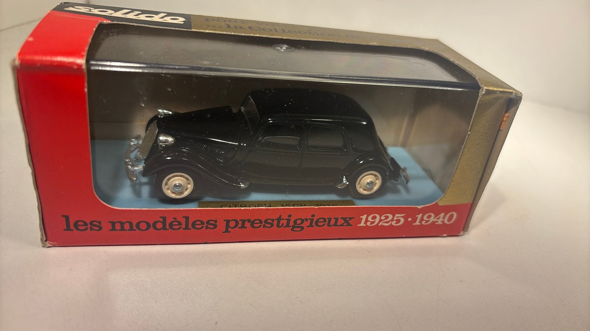 Citroen 15cv 1938 solido 1.43, Auto, Solido, Ophalen of Verzenden, A