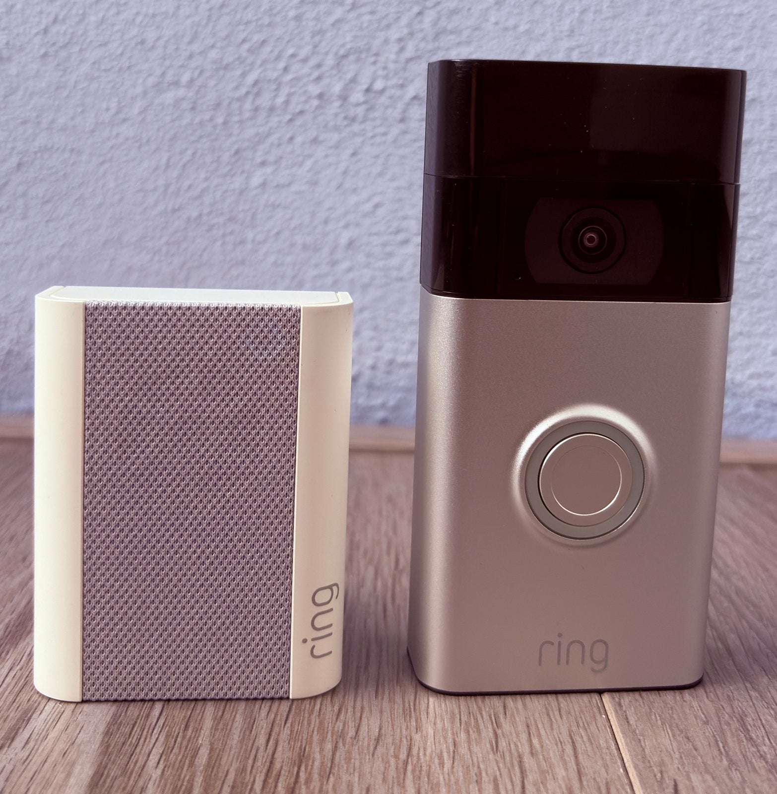 Ring video deubel 2nd gen inclusief Chime, Ophalen of Verzenden, Bewegingsdetectiesensor, Gebruikt, Draadloos