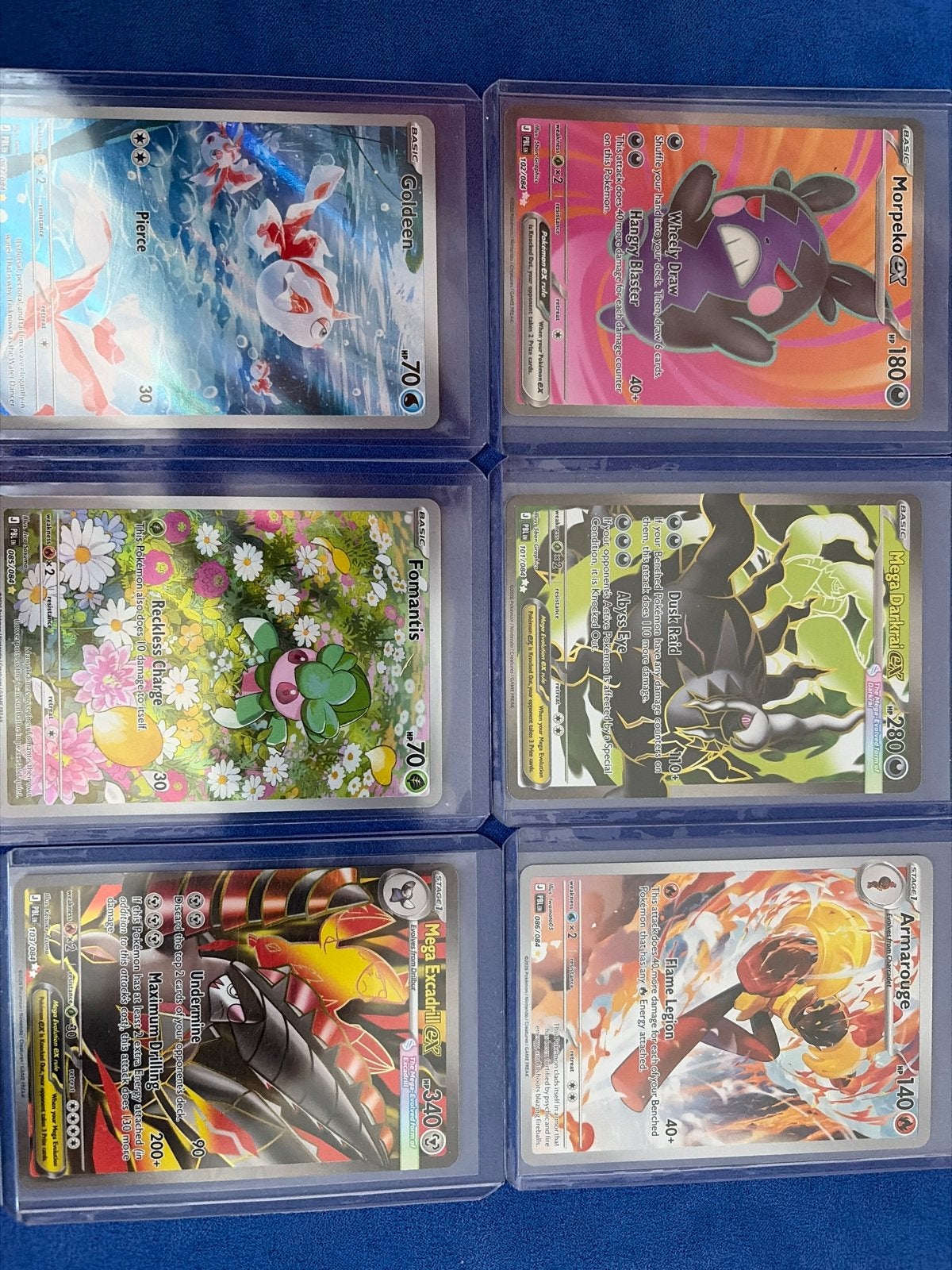 Pokémon Kaarten Collectie - Morpeko, Goldeen, Fomantis, etc., Ophalen of Verzenden, Zo goed als nieuw, Meerdere kaarten