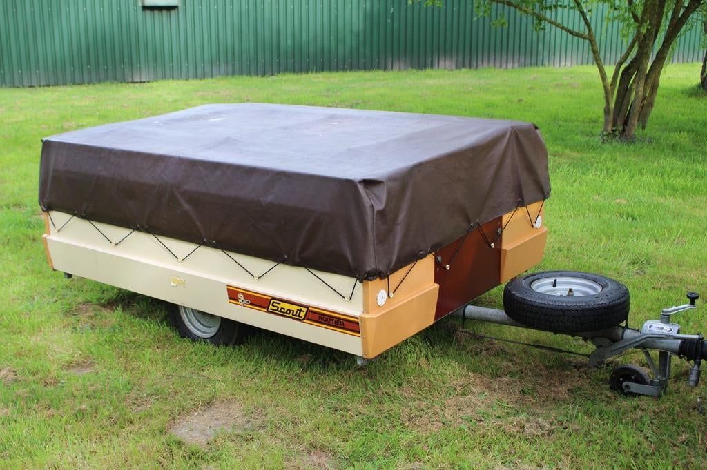 Retro Scout Rottier vouwwagen, Caravans en Kamperen, Ophalen, Gebruikt, Tot en met 6