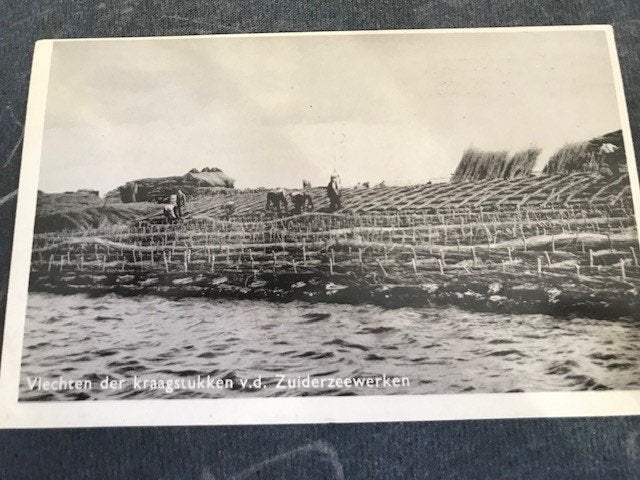 inpolderen Zuiderzee, Ophalen of Verzenden, Voor 1920, Ongelopen, Sterren en Beroemdheden