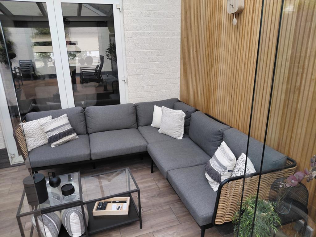 Te koop lounchebank, Tuin en Terras, Tuinsets en Loungesets, Ophalen, Zo goed als nieuw