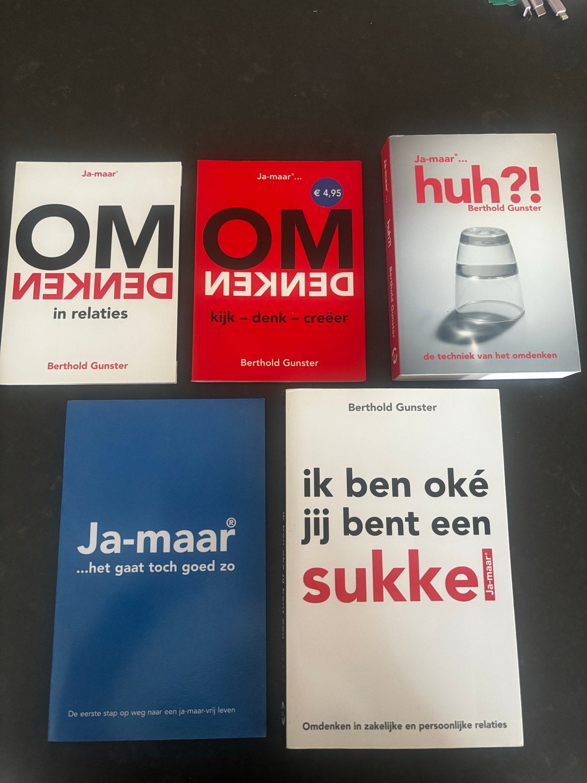 Berthold Gunster - Ja-maar boeken (5 stuks), Boeken, Ophalen of Verzenden, Zo goed als nieuw