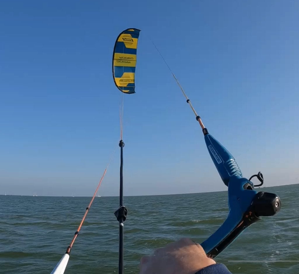 Ocean Rodeo Flite 17 lichtweer kite met aluula HL, 16 m² of meer, Geen board, Ophalen of Verzenden, Zo goed als nieuw