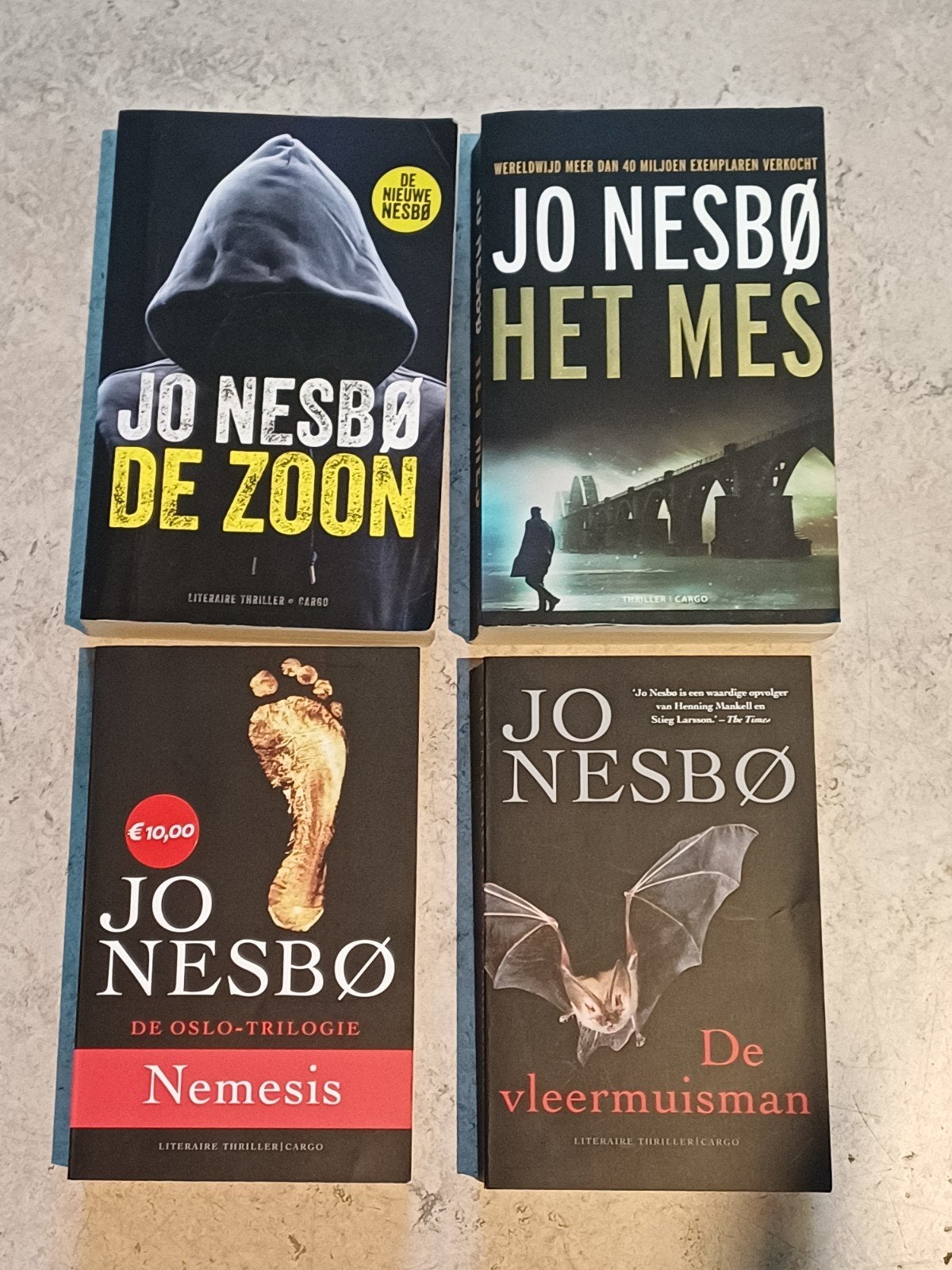 Jo Nesbø: De Zoon, Het Mes, Nemesis, Vleermu, Ophalen of Verzenden, Gelezen, Jo Nesbø, Scandinavië