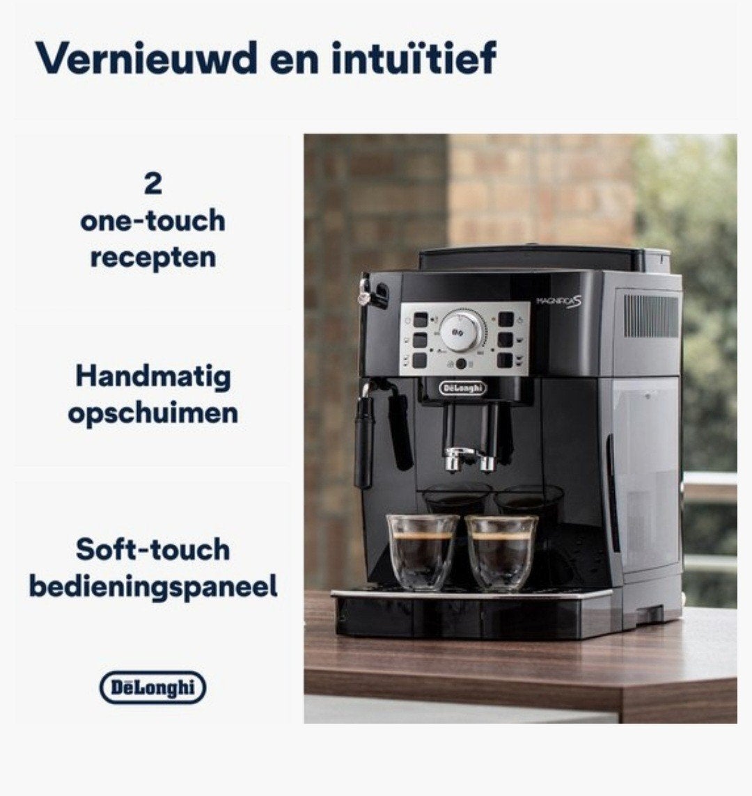 Longhi Magnifica S ECAM20.110 Espressomachine, Espresso apparaat, Nieuw, Ophalen of Verzenden, Afneembaar waterreservoir