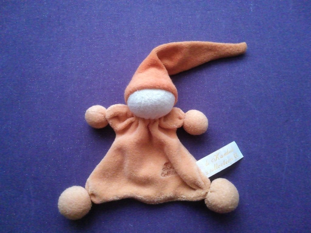 DE KANDEEL Knuffeldoekje POPJE. TWEE KLEUREN ORANJE *Nieuw*, Ophalen of Verzenden, Nieuw, Oranje, Overige typen