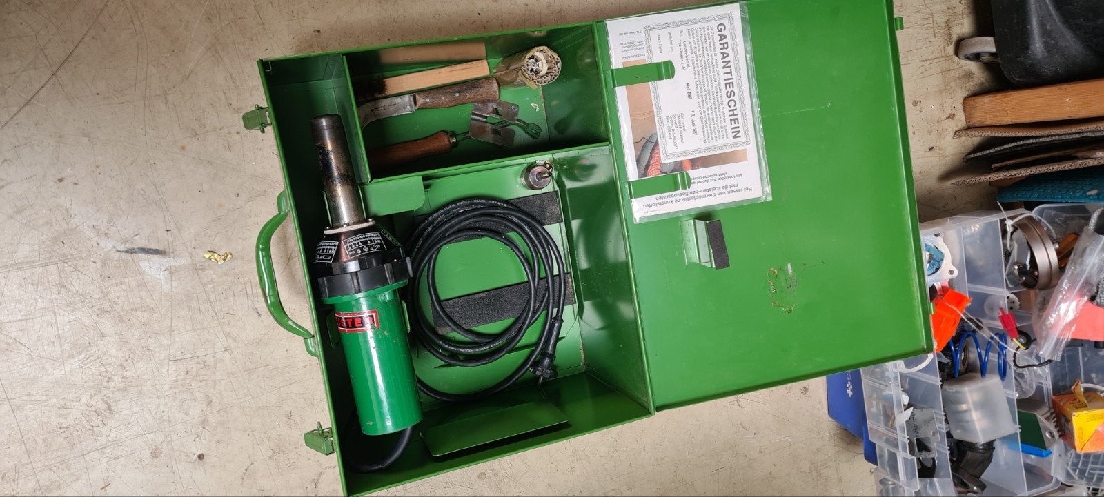 Leister triac hetelucht pistool, Ophalen, Zo goed als nieuw