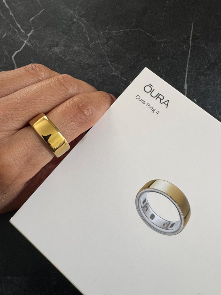 Oura ring | maat 6 | goud, Ophalen of Verzenden, Zo goed als nieuw, Goud, Dame