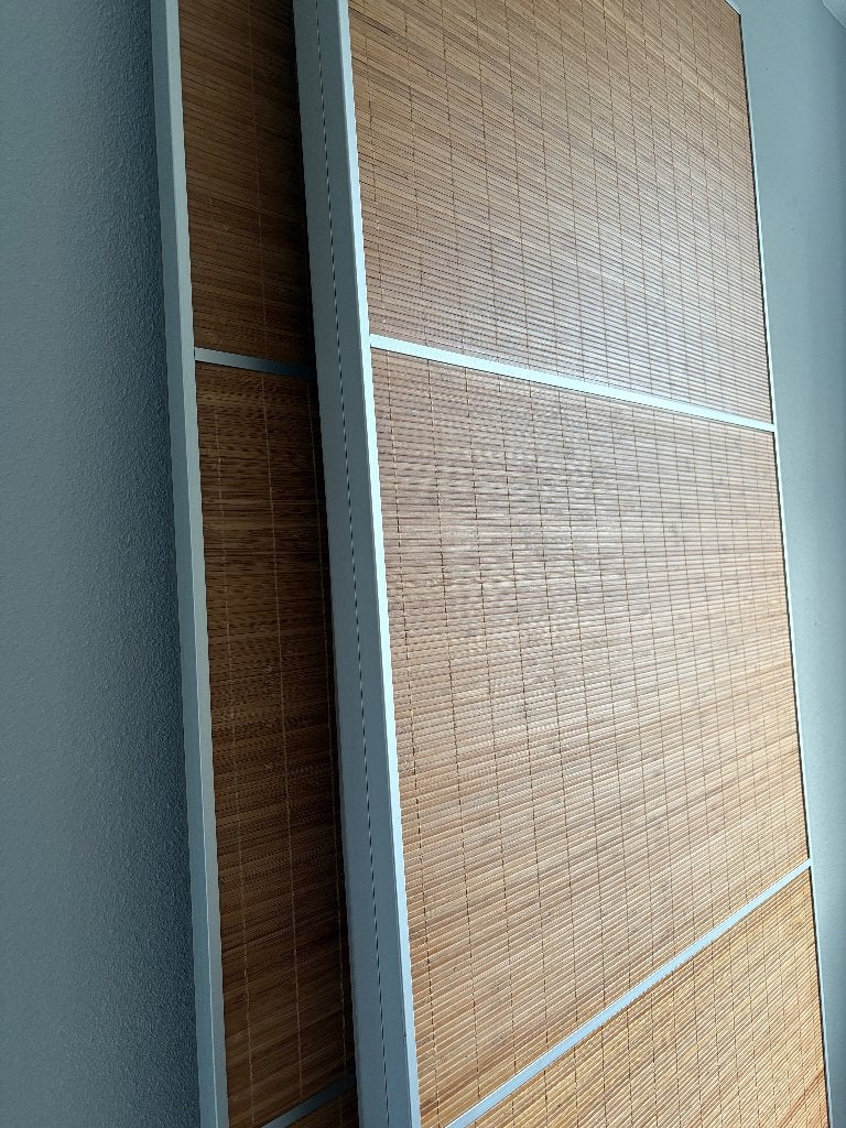 Bamboe schuifdeuren voor PAX kast, Ophalen, 100 tot 150 cm, 200 cm of meer, Zo goed als nieuw