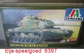 Modelbouw Italeri 1:35 m 60 M60 A1 Patton 6397 tank model, Tank, Italeri, 1:32 tot 1:50, Nieuw
