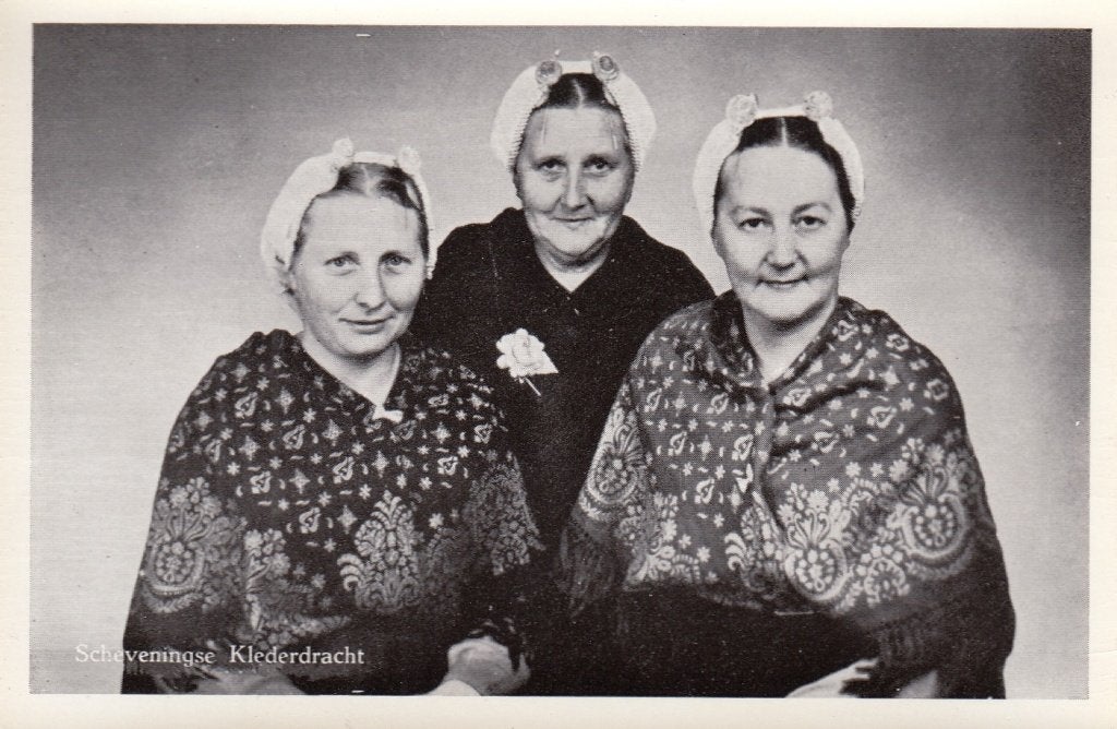 Fotokaart - Scheveningen - Klederdracht, Verzenden, Foto, Zo goed als nieuw, 1940 tot 1960