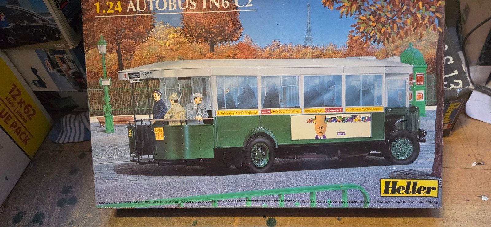 Heller 1:24 Autobus TN6 C2 Modelbouwkit, Nieuw, Ophalen of Verzenden, Heller, Groter dan 1:32