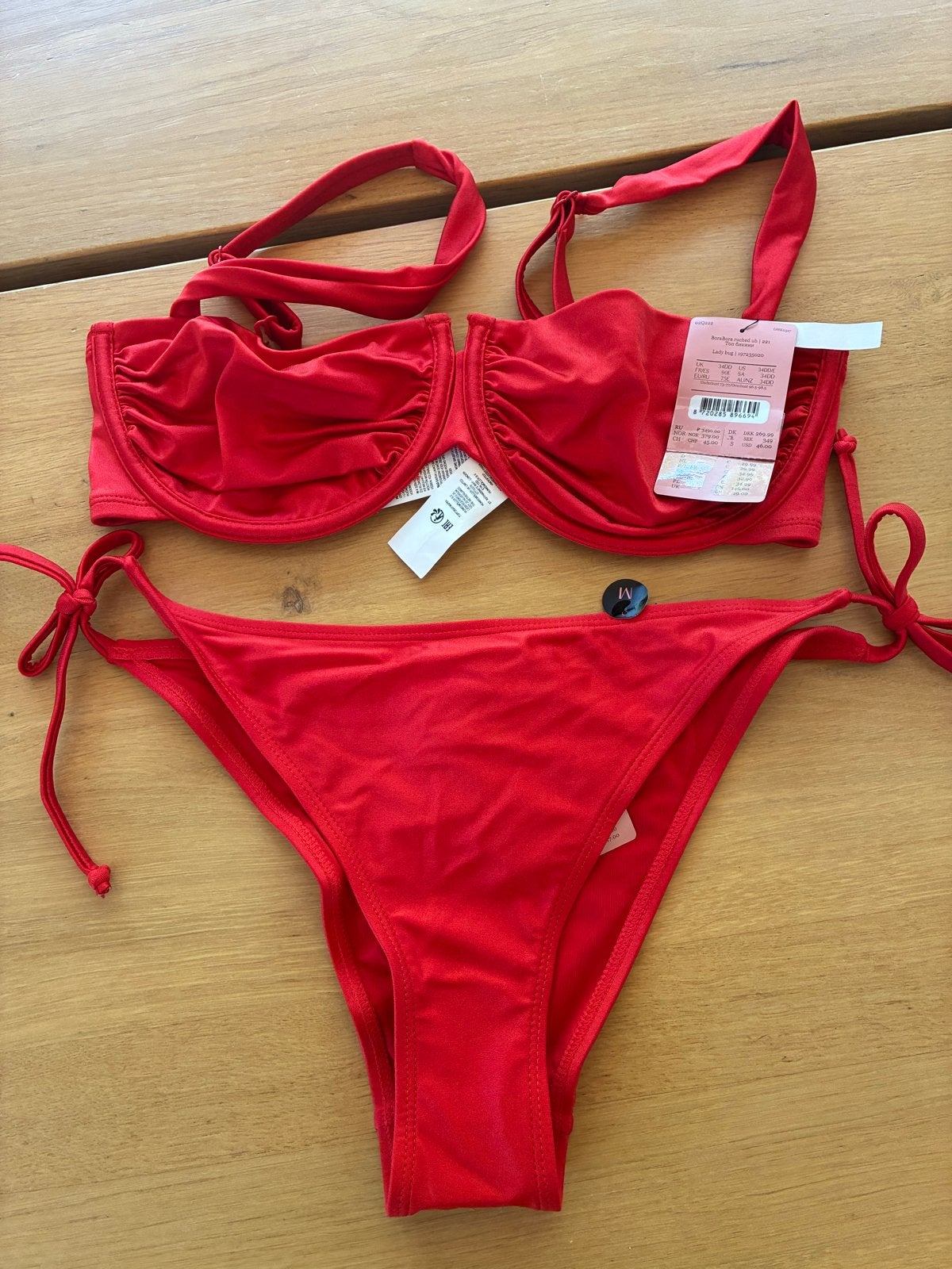 Hunkemöller Bikini Bora Bora Rood 75E/M Nieuw, Kleding | Dames, Ophalen of Verzenden, Nieuw, Rood, Bikini