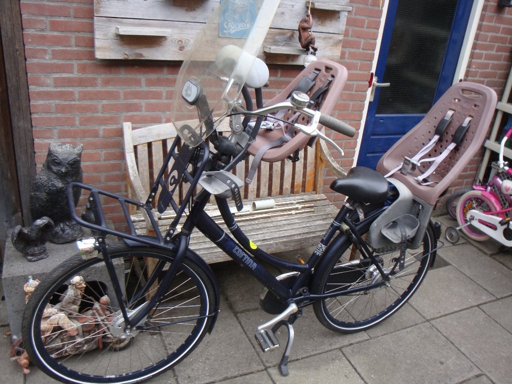 nette cortina roots transport dames/moederfiets, 2 zitjes, Gebruikt, Versnellingen, 50 tot 53 cm