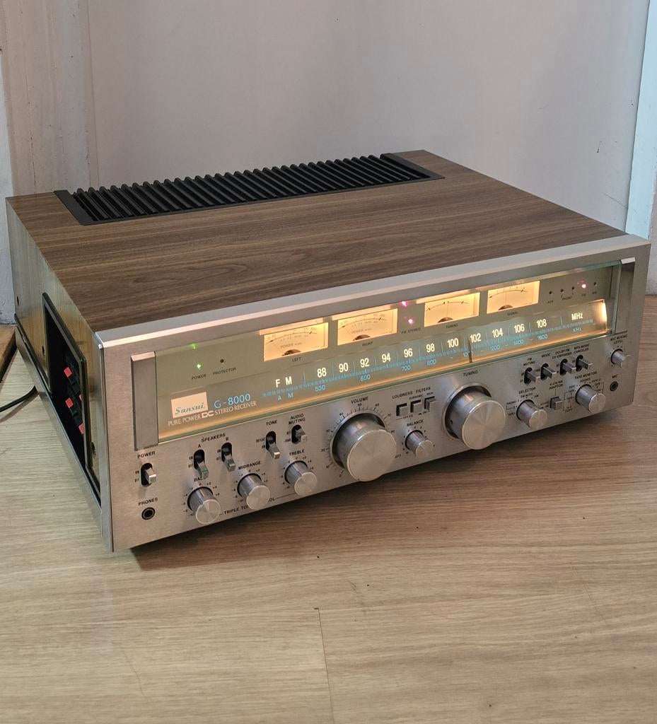 Sansui G-8000 Pure Power DC Stereo Receiver, Ophalen, Zo goed als nieuw, Overige merken
