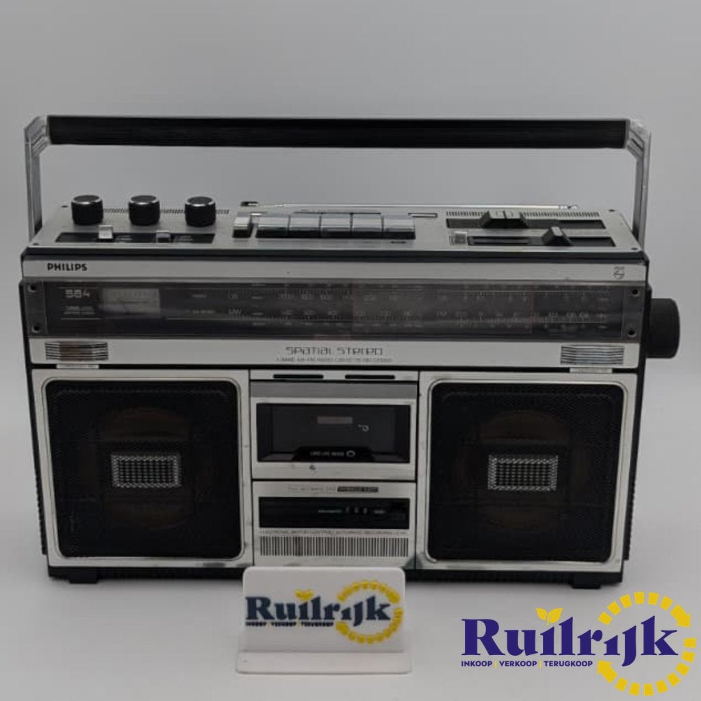 Philips Spatial Stereo radio 584 - Vintage Volledig werkend!, Audio, Tv en Foto, Radio's, Zo goed als nieuw