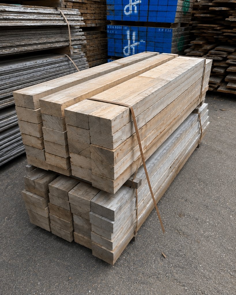 Hardhouten balken 140x80 mm | Diverse lengtes, Doe-het-zelf en Verbouw, Hout en Planken, Ophalen, Zo goed als nieuw, 200 tot 250 cm