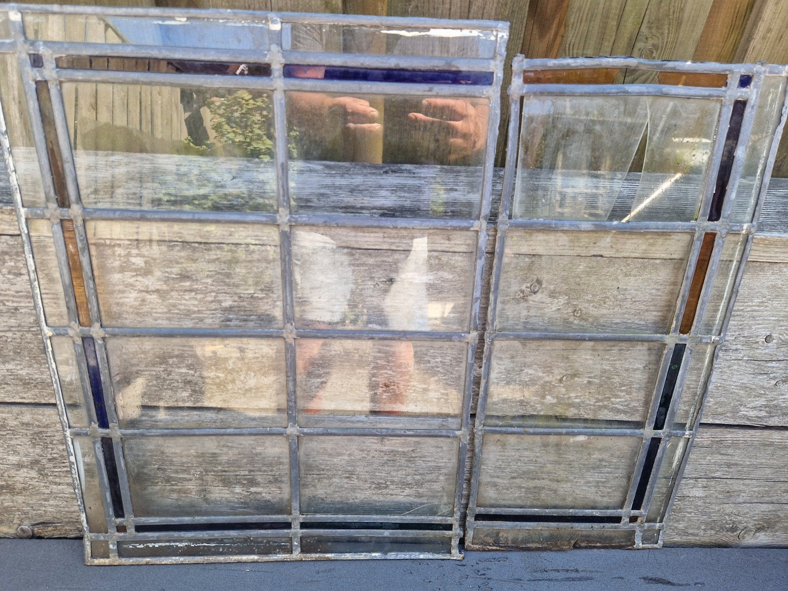 Glas in lood raamwerk - opknapper voor liefhebber, Doe-het-zelf en Verbouw, Ophalen, Gevelraam of Ruit, Gebruikt, Minder dan 80 cm